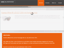 Tablet Screenshot of cityelectronicer.de